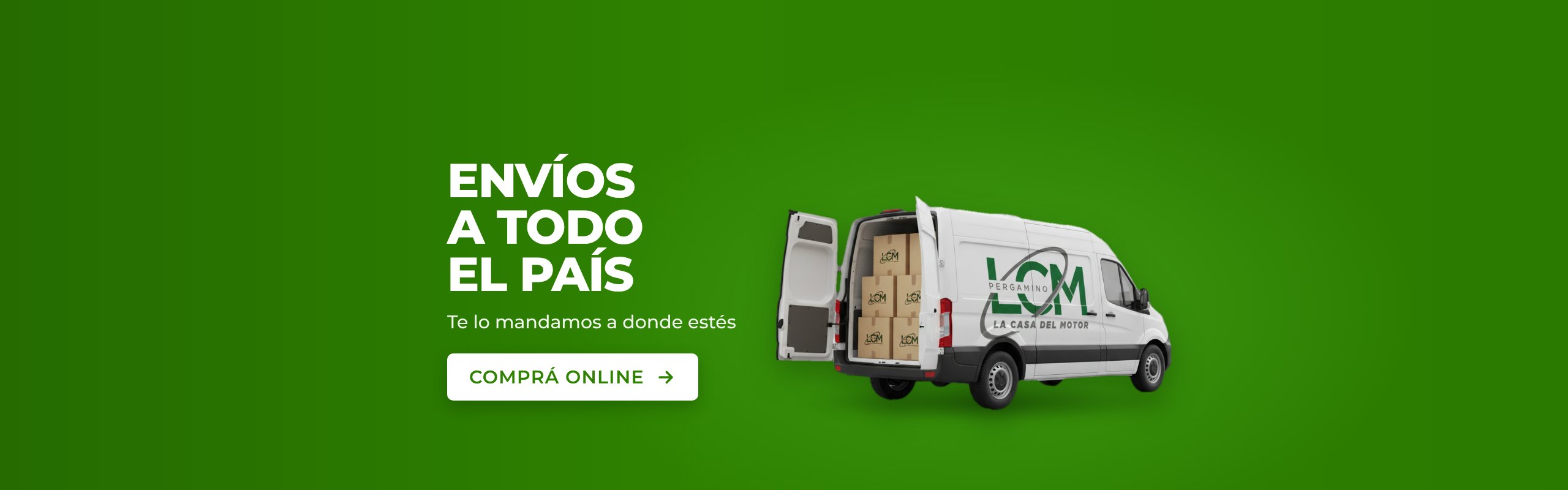 Envíos a todo el país desde La Casa del Motor, Pergamino